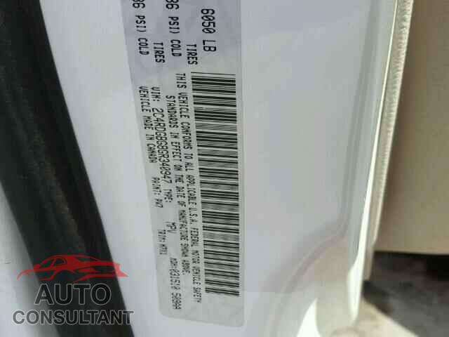 DODGE CARAVAN 2016 - 2C4RDGBG8GR340947