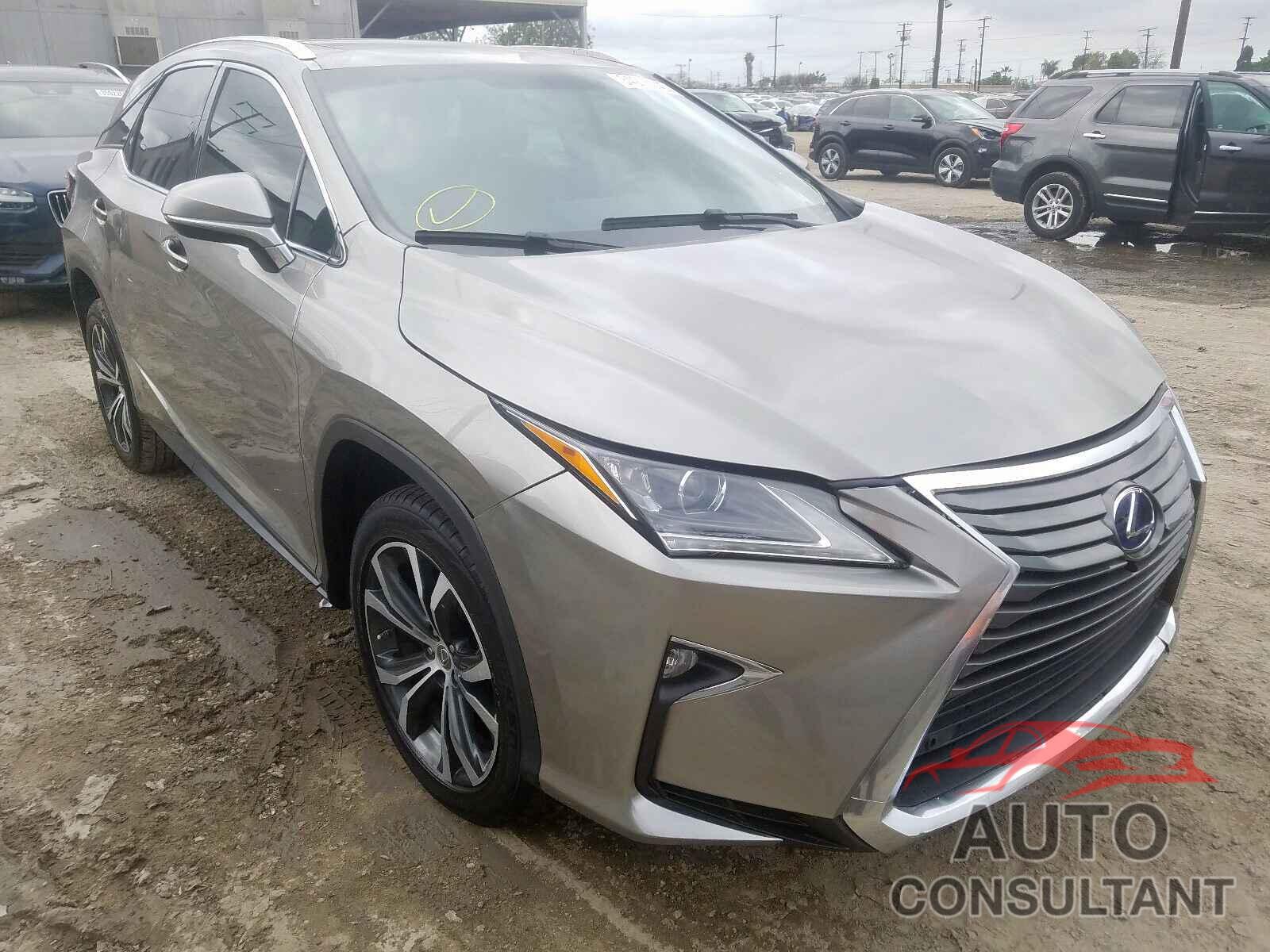 LEXUS RX 350 BAS 2017 - JTEPU5JR2M5929401