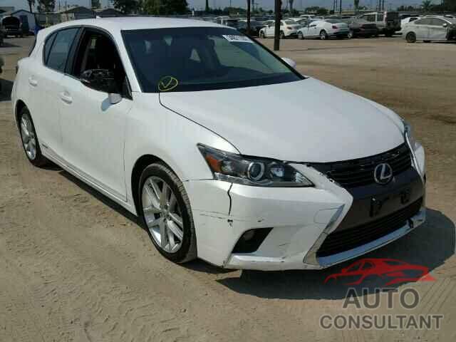 LEXUS CT 200 2016 - JTHKD5BH0G2261302