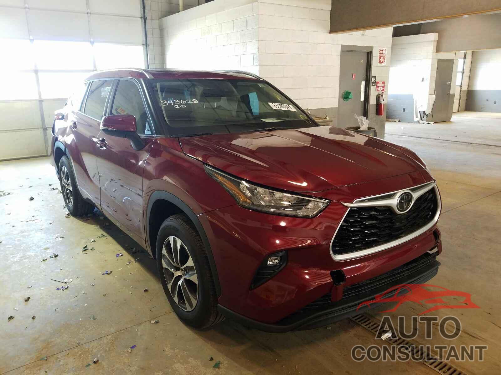TOYOTA HIGHLANDER 2020 - 5TDGZRAH4LS029225