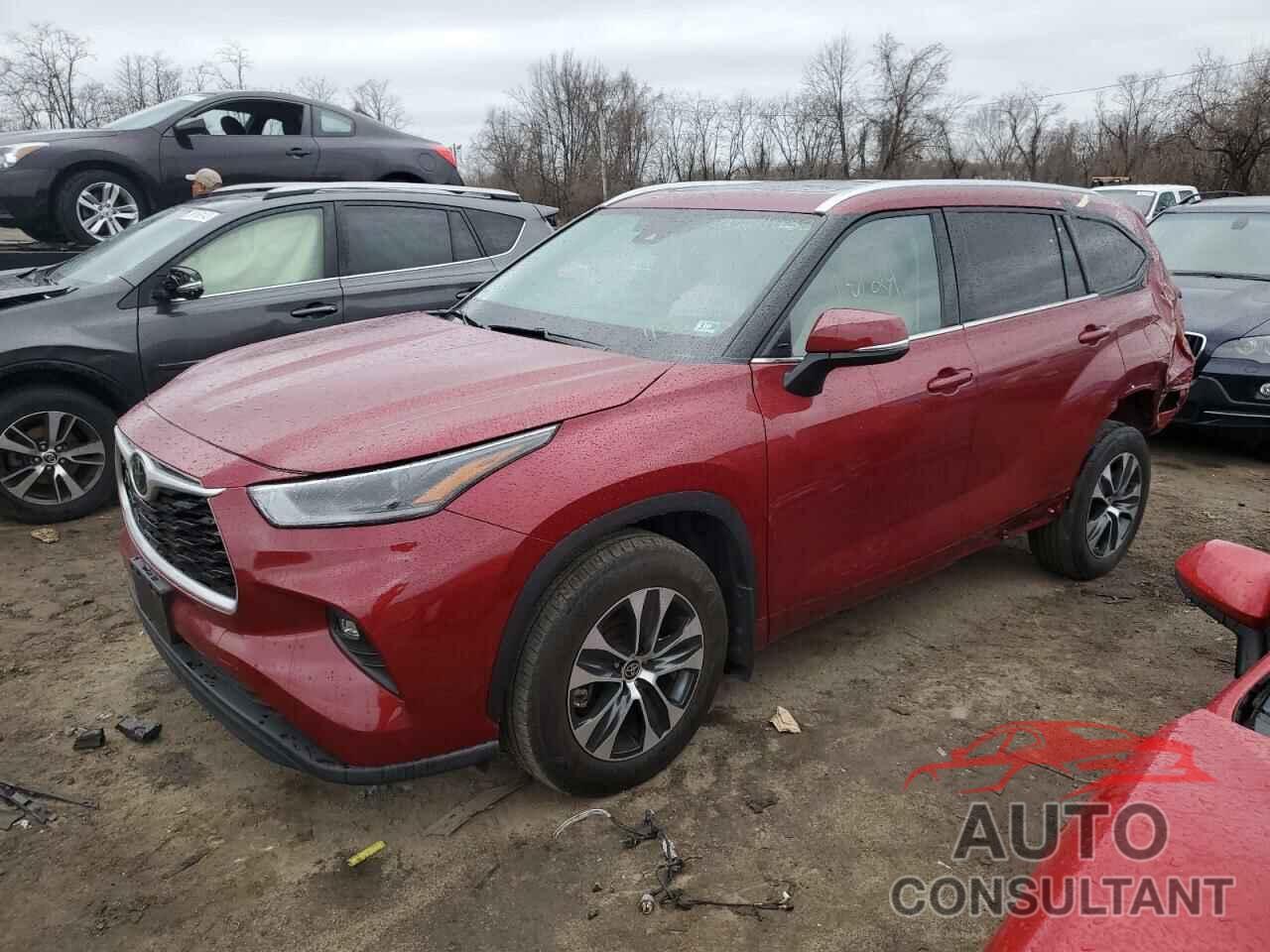 TOYOTA HIGHLANDER 2021 - 5TDGZRBH2MS535989