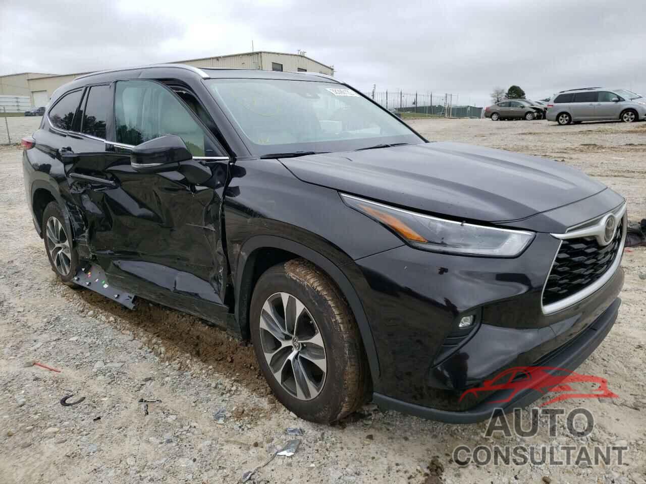 TOYOTA HIGHLANDER 2021 - 5TDGZRAH1MS034545
