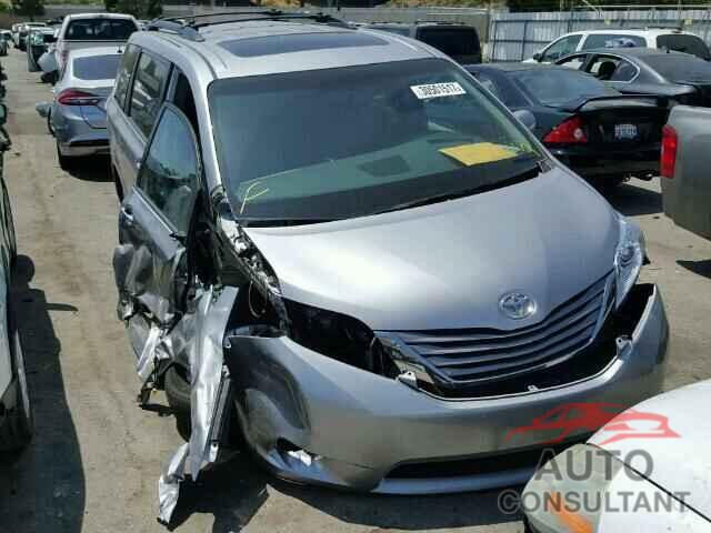 TOYOTA SIENNA 2017 - 5TDYZ3DC6HS791089