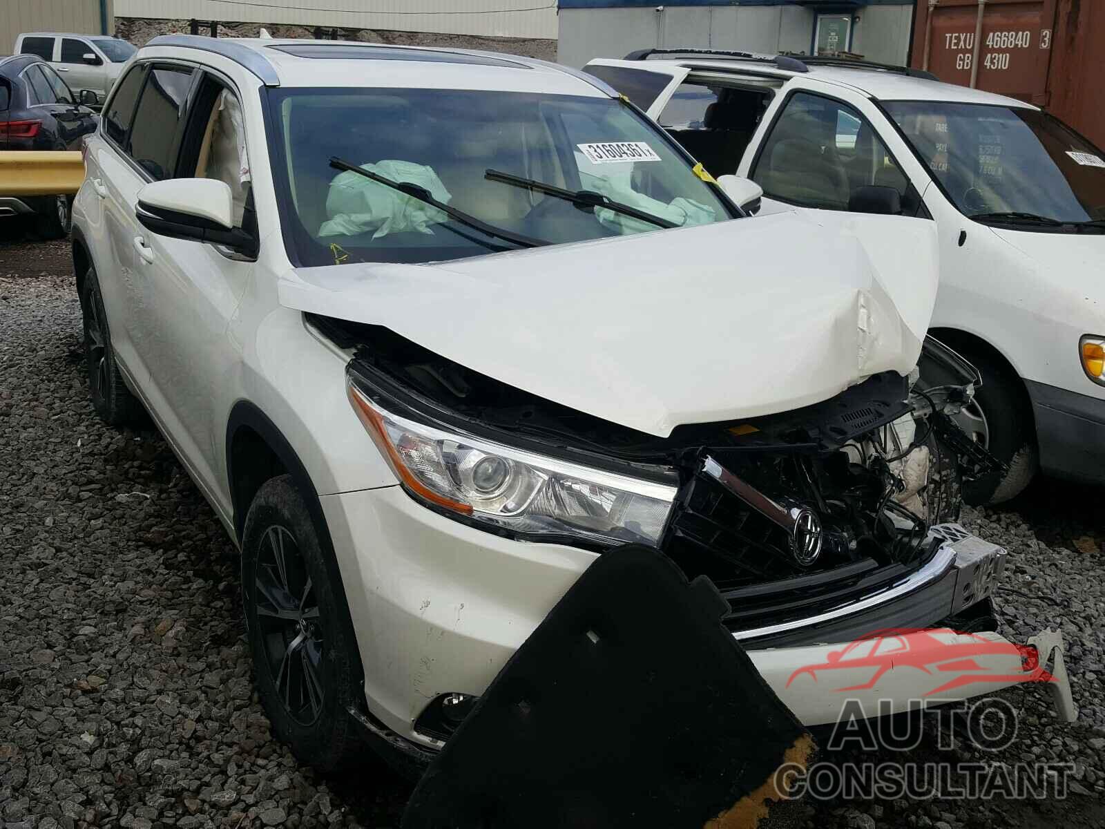 TOYOTA HIGHLANDER 2016 - 5TDKKRFH9GS155075