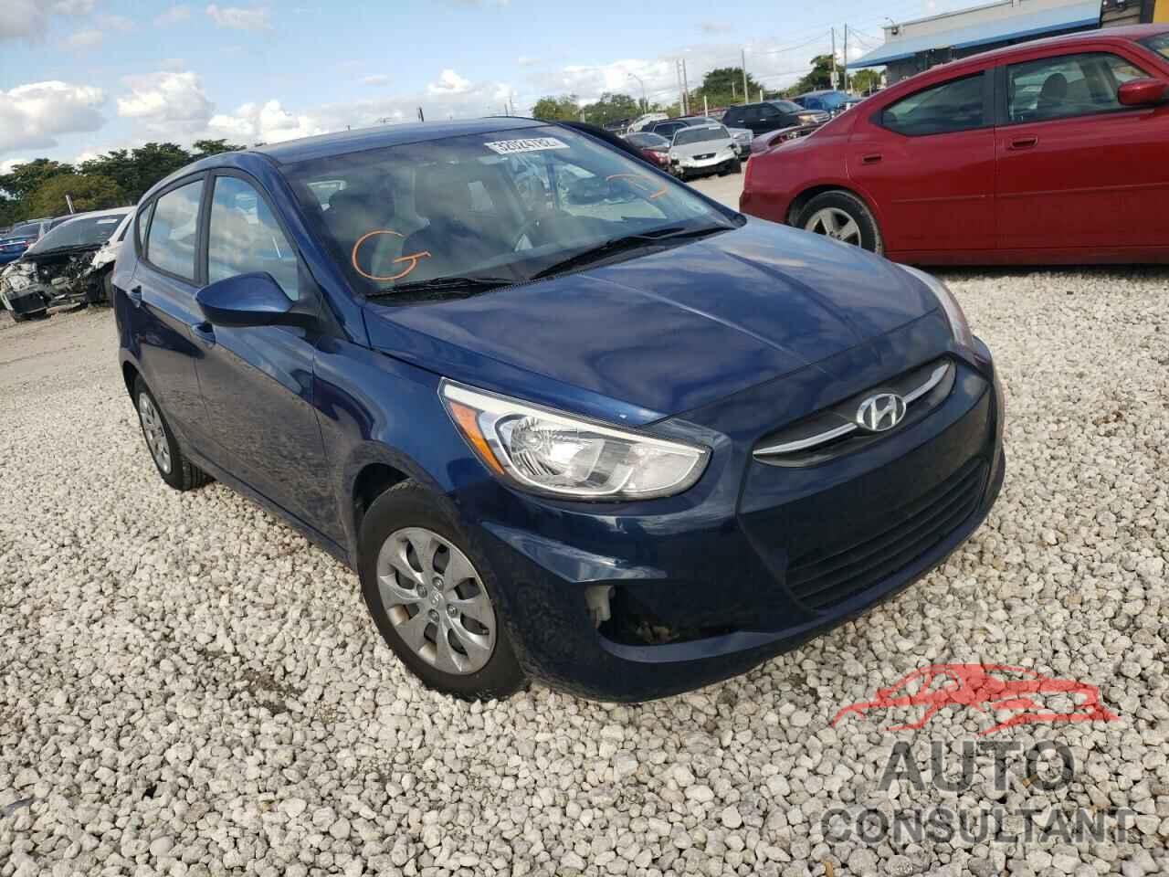 HYUNDAI ACCENT 2017 - KMHCT5AE0HU324867