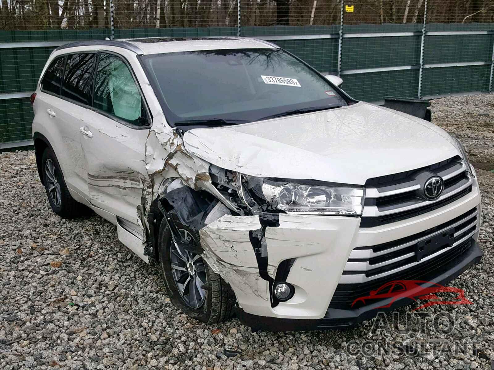 TOYOTA HIGHLANDER 2018 - 5TDJZRFH7JS878325