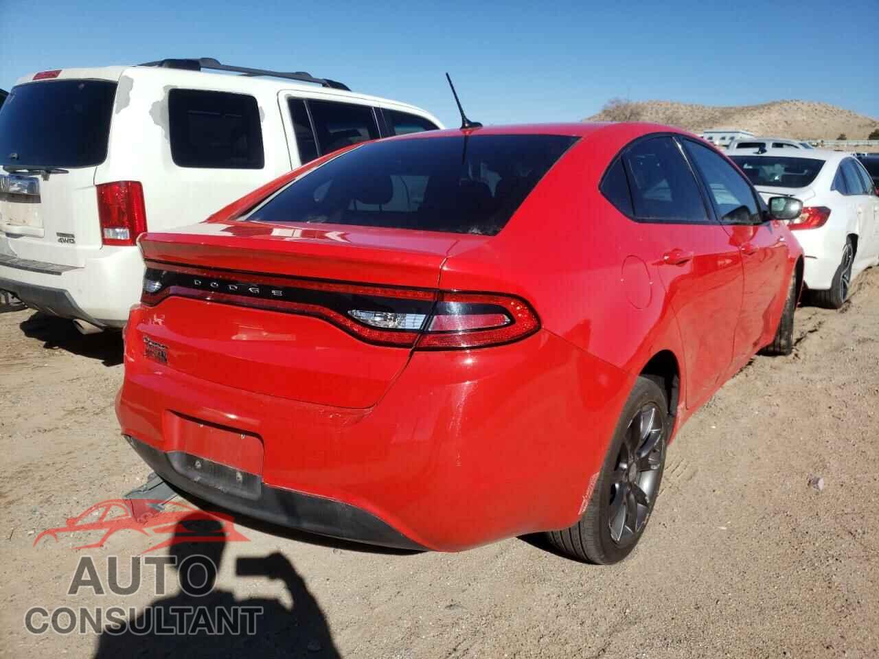 DODGE DART 2016 - 1C3CDFAA2GD661421