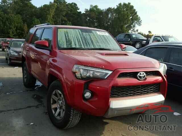 TOYOTA 4RUNNER 2016 - JTEBU5JR5G5338848