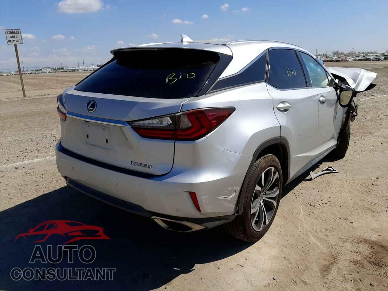 LEXUS RX350 2017 - 2T2BZMCA1HC078049