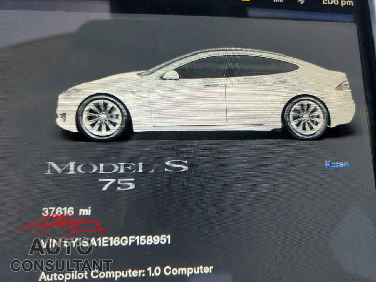 TESLA MODEL S 2016 - 5YJSA1E16GF158951