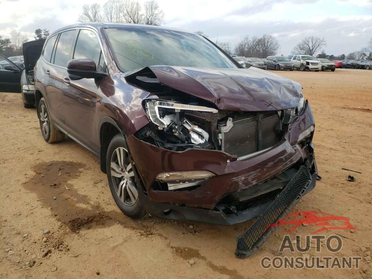 HONDA PILOT 2017 - 5FNYF6H51HB057244