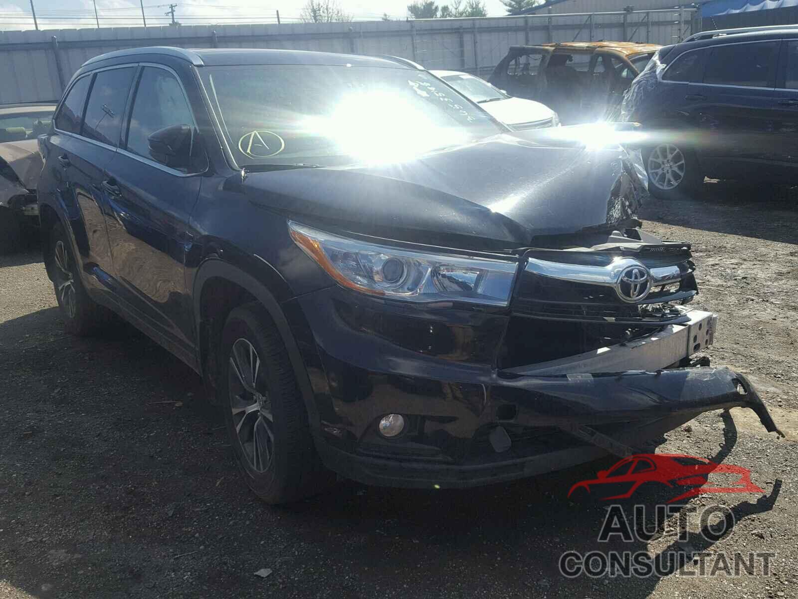 TOYOTA HIGHLANDER 2016 - 5TDJKRFH3GS248122