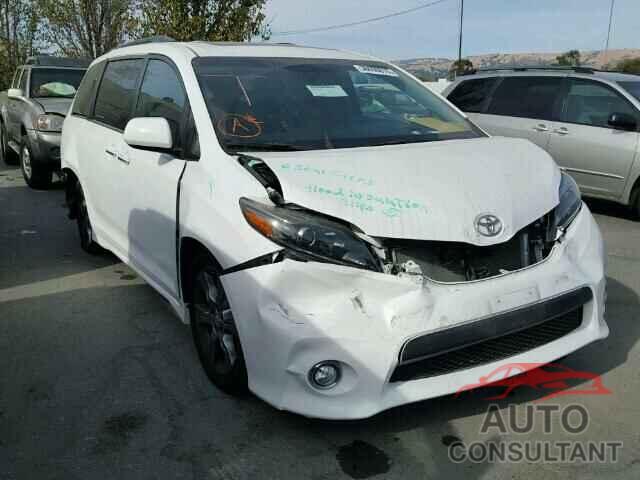 TOYOTA SIENNA 2015 - 5TDXK3DC5FS569804