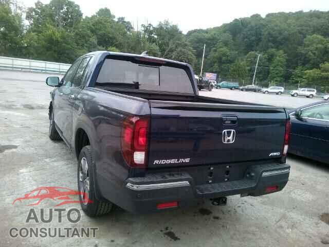HONDA RIDGELINE 2017 - 5FPYK3F70HB024872