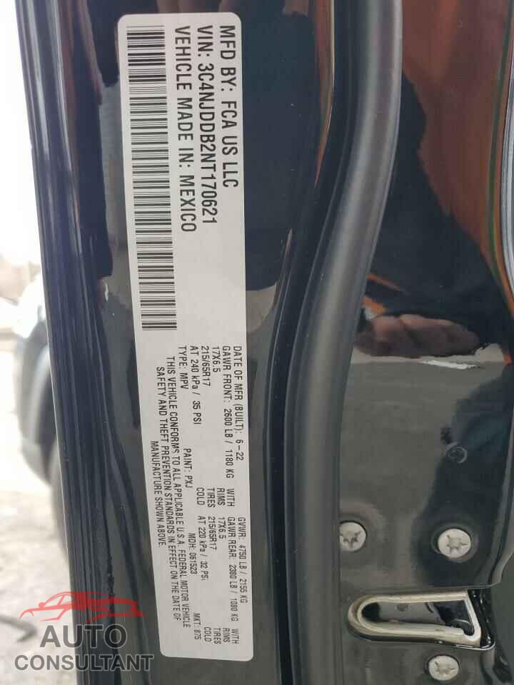 JEEP COMPASS 2022 - 3C4NJDDB2NT170621