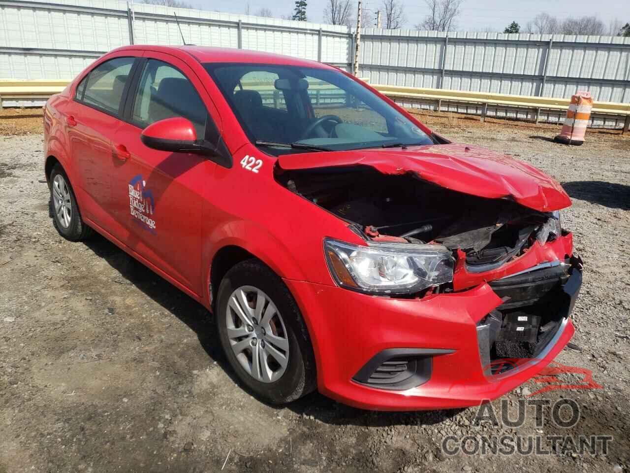 CHEVROLET SONIC 2017 - 1G1JB5SH8H4115716