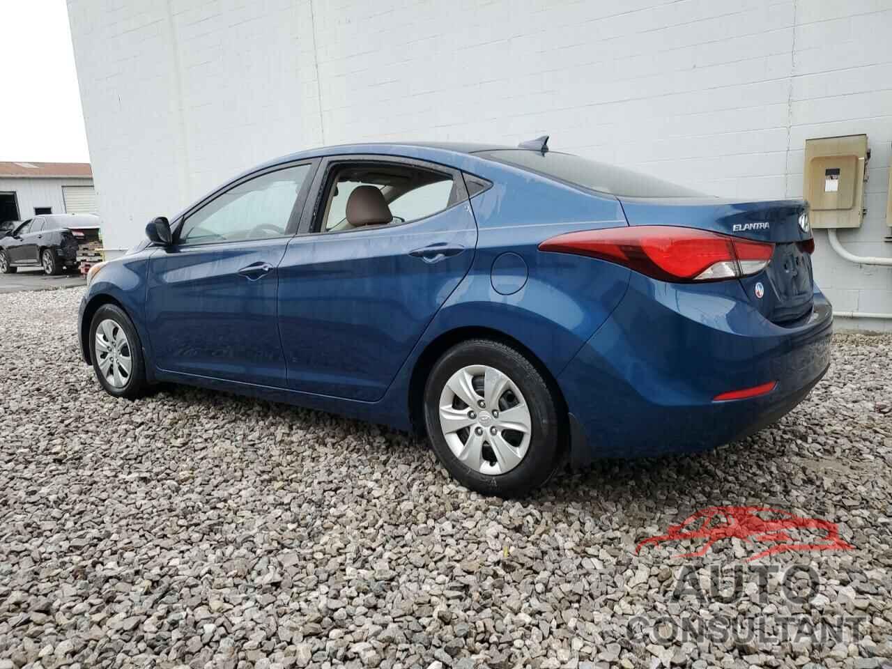 HYUNDAI ELANTRA 2016 - KMHDH4AE3GU599325