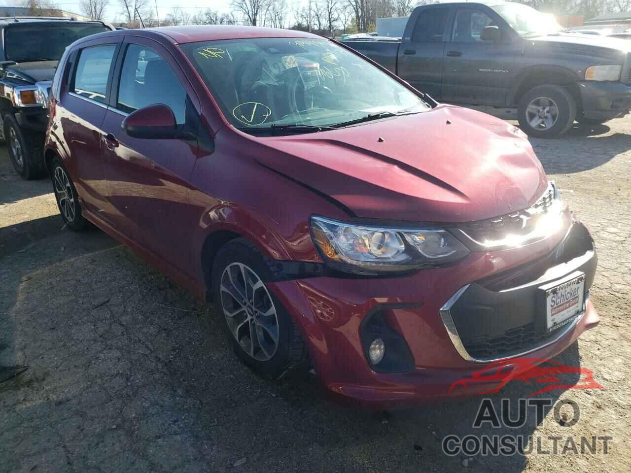 CHEVROLET SONIC 2017 - 1G1JD6SB7H4109756
