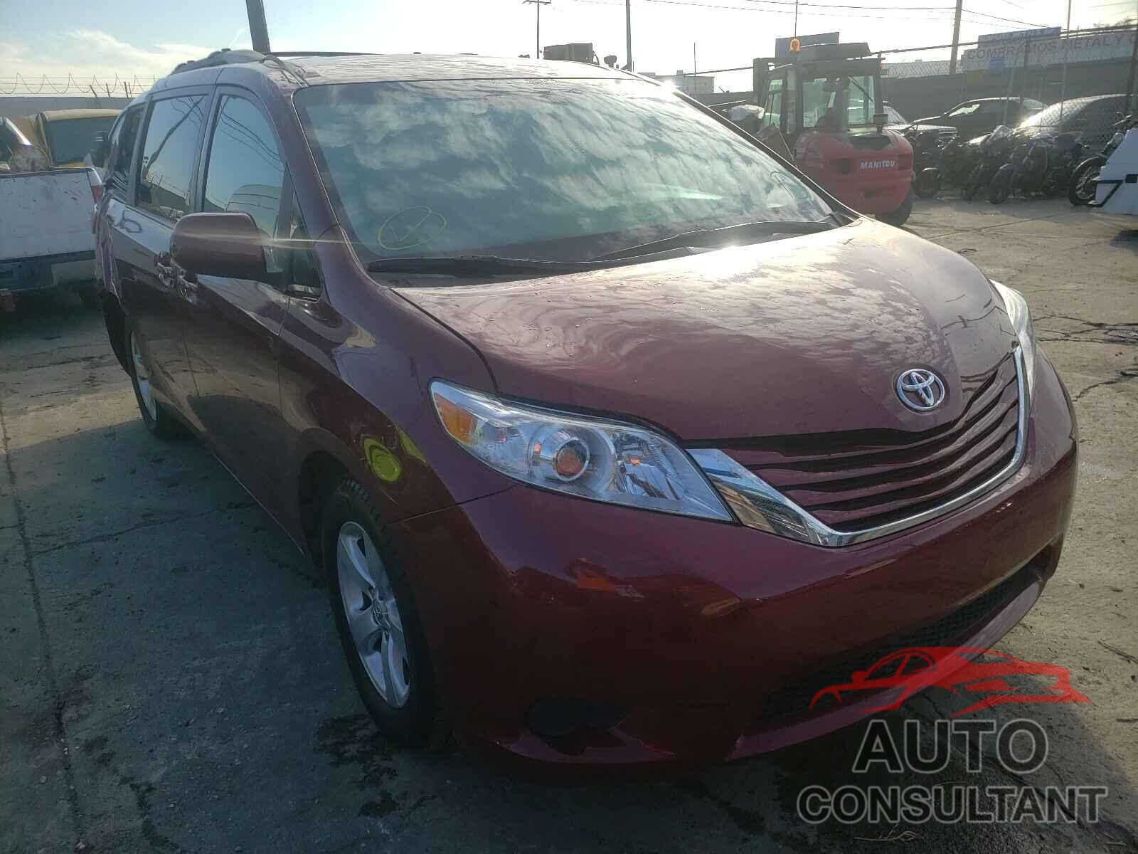 TOYOTA SIENNA 2017 - 5TDKZ3DC9HS772672