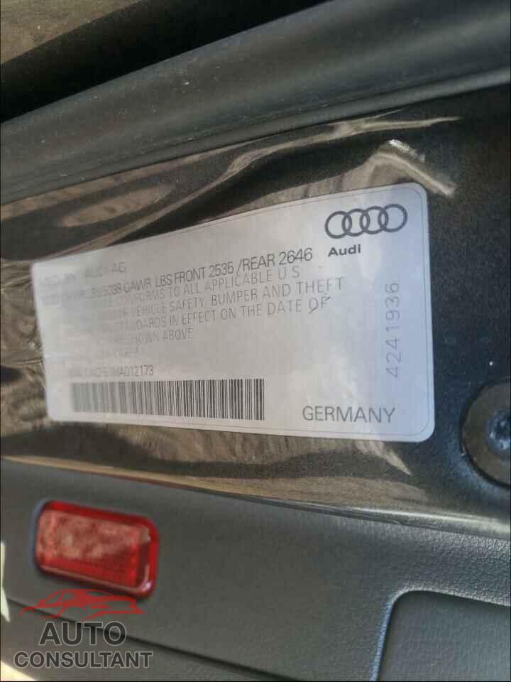 AUDI A5 2021 - WAUDACF51MA012173