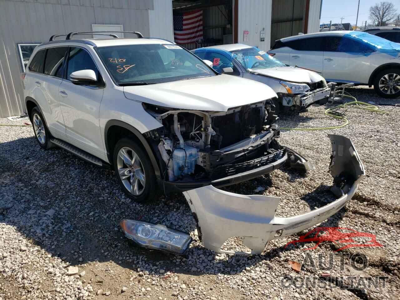 TOYOTA HIGHLANDER 2016 - 5TDYKRFH8GS133238