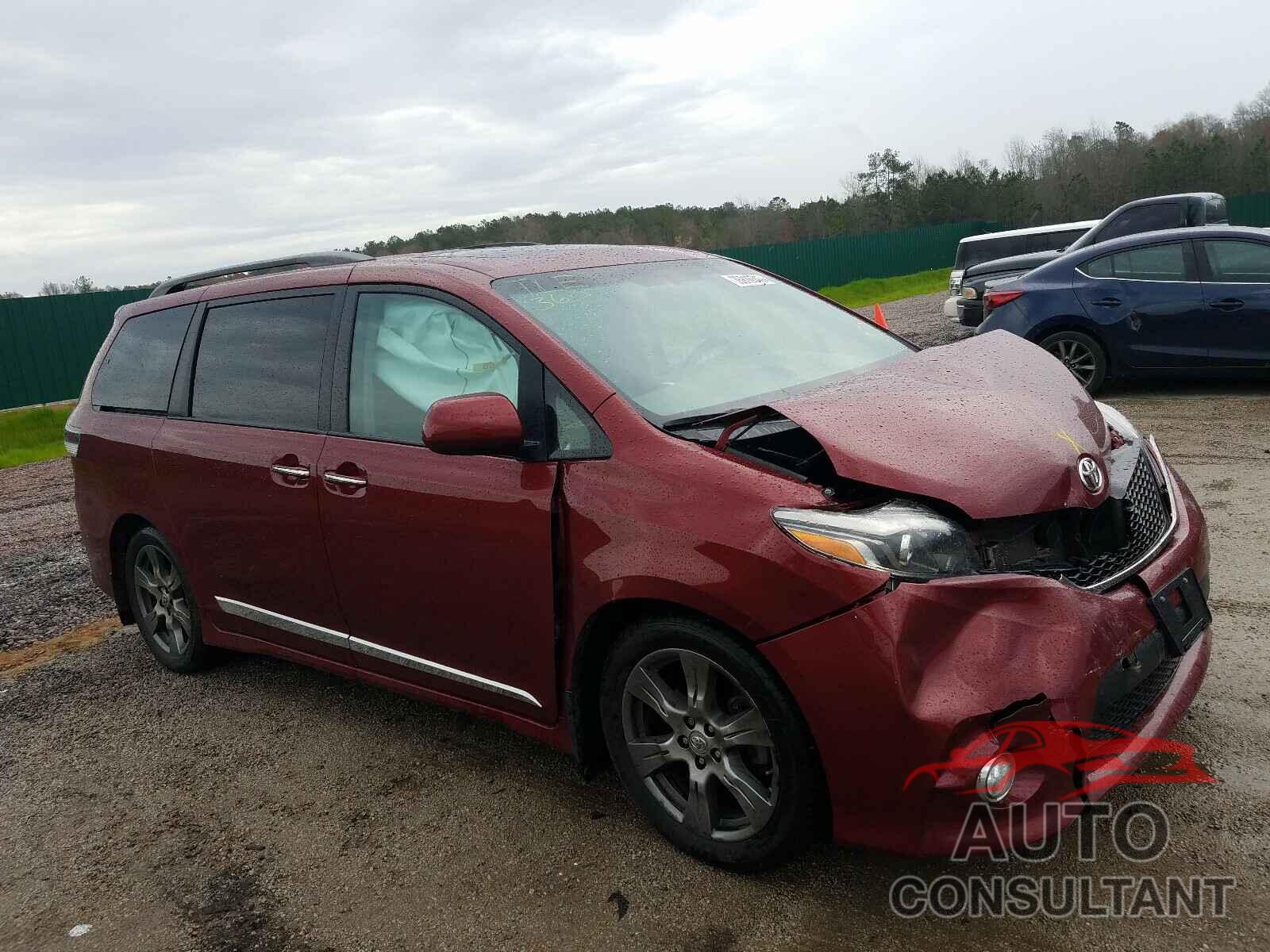 TOYOTA SIENNA 2017 - 5TDXZ3DC3HS855617