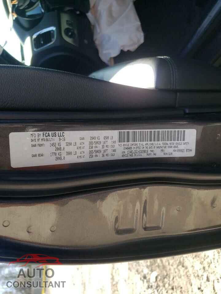 DODGE DURANGO 2017 - 1C4RDJDG1HC629818