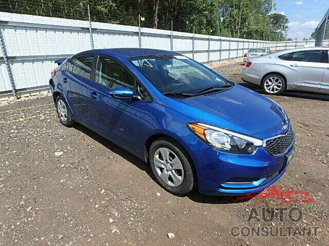 KIA FORTE 2015 - KNAFX4A63F5323600