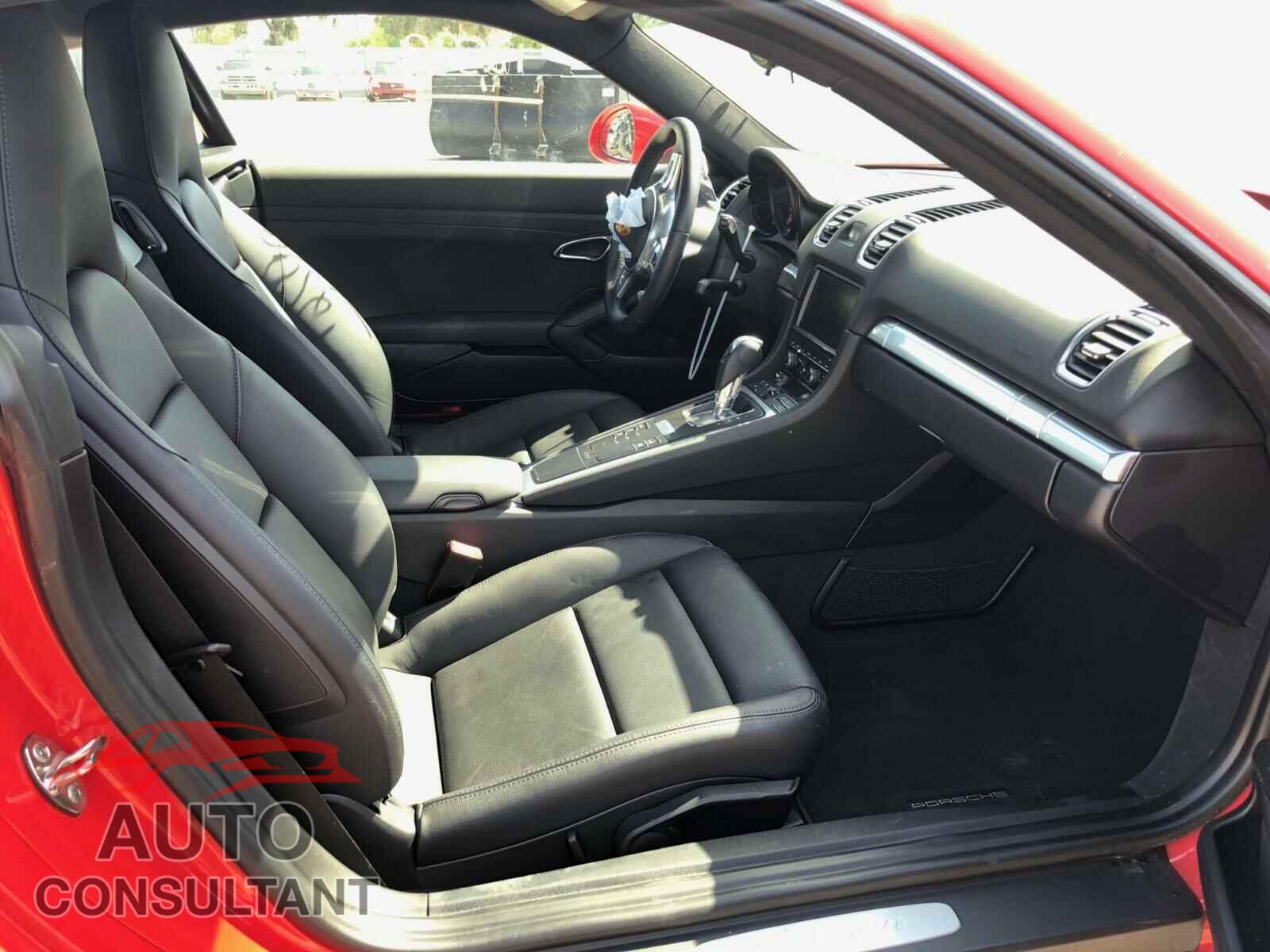 PORSCHE CAYMAN 2016 - WP0AA2A84GK170443
