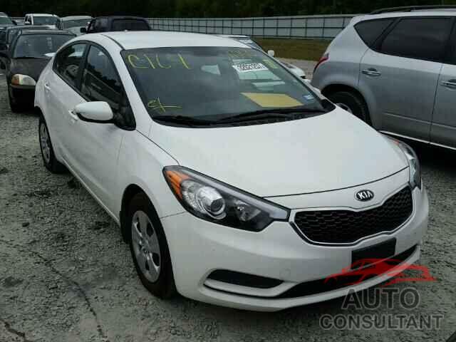 KIA FORTE 2016 - KNAFK4A62G5496671