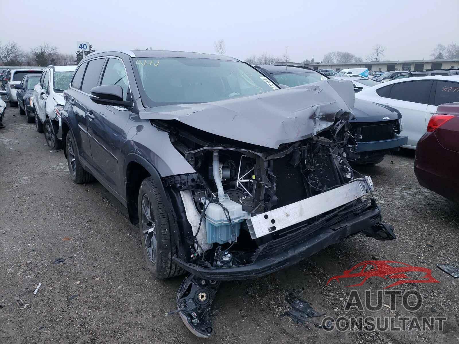 TOYOTA HIGHLANDER 2016 - 5TDJKRFH9GS324426