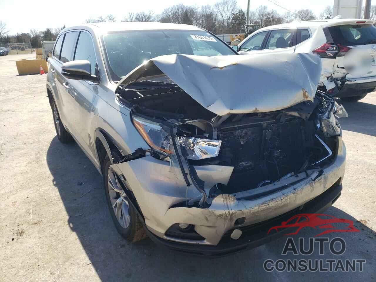 TOYOTA HIGHLANDER 2016 - 5TDZKRFH9GS123693