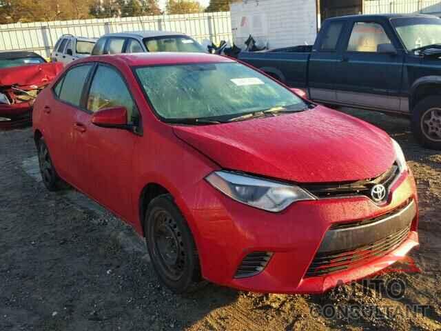 TOYOTA COROLLA 2015 - 5YFBURHE7FP227640
