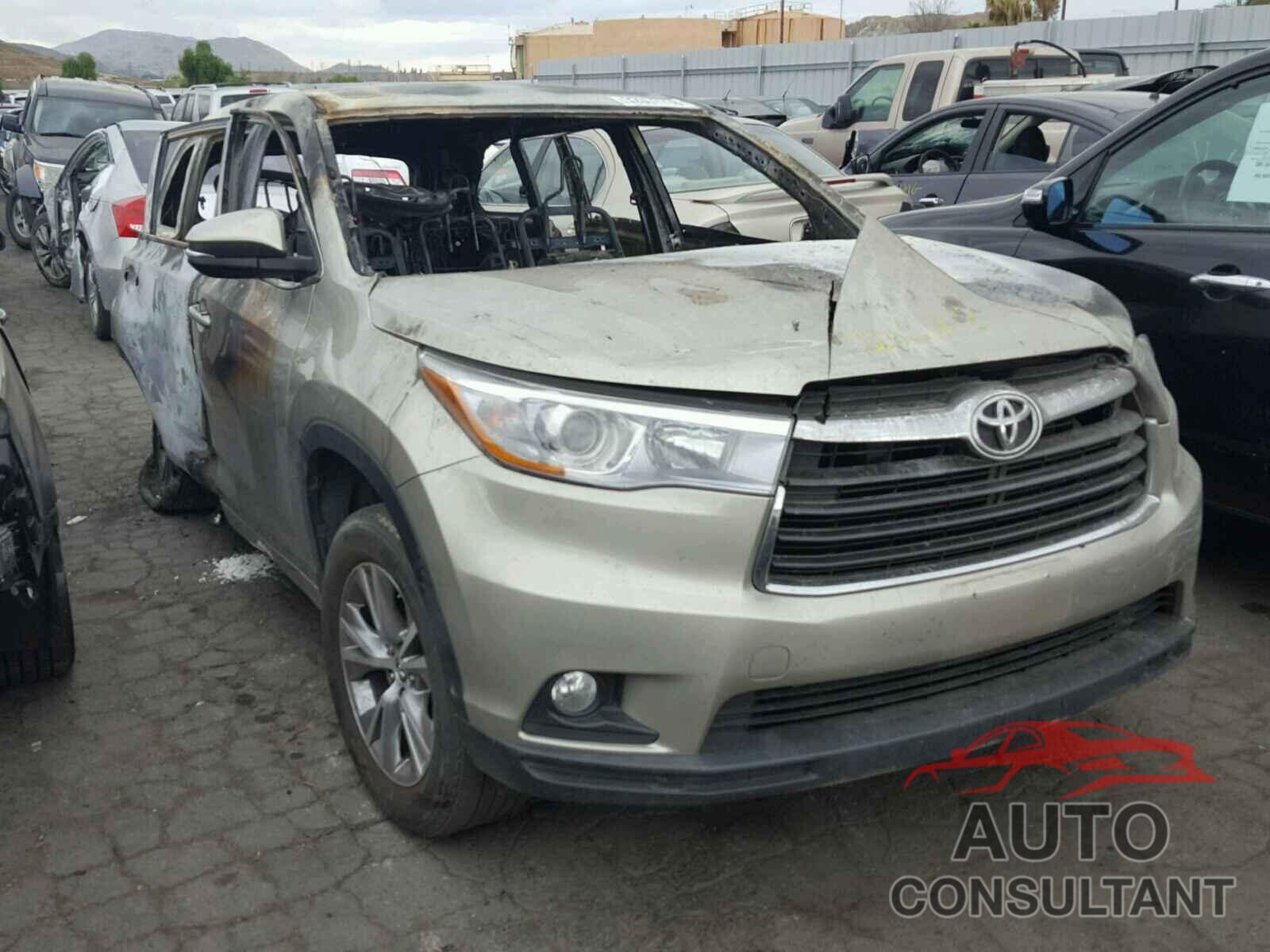 TOYOTA HIGHLANDER 2016 - 5TDZKRFHXGS183059
