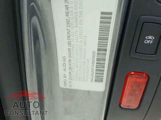 AUDI A4 2017 - WAUANAF47HN059600