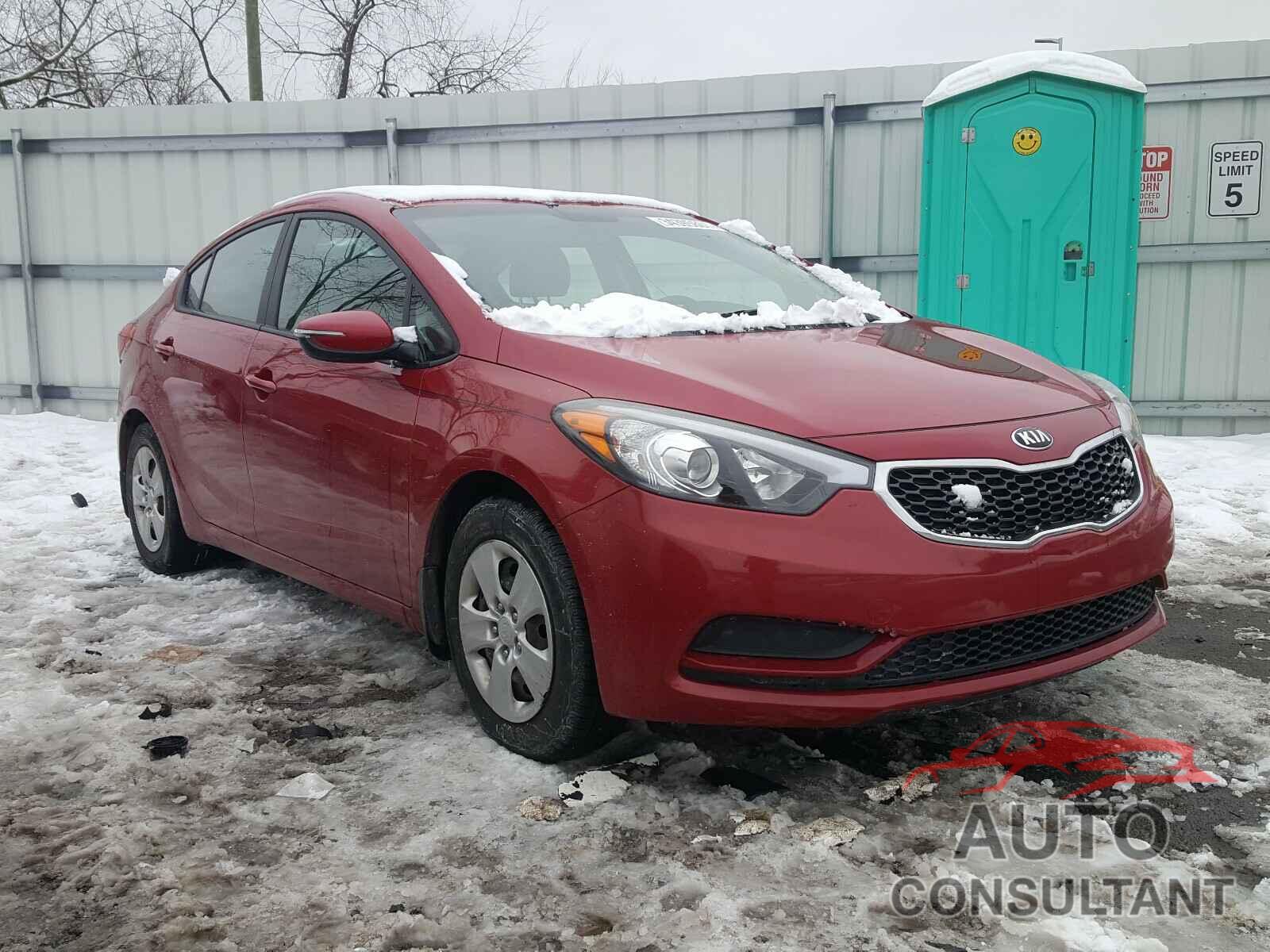KIA FORTE 2016 - KNAFX4A65G5541605