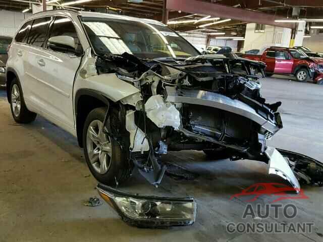 TOYOTA HIGHLANDER 2017 - 5TDDZRFH4HS429983