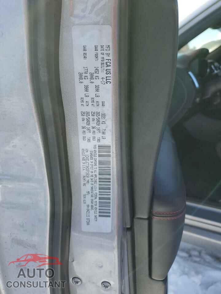 DODGE DURANGO 2017 - 1C4SDJCT3HC871610