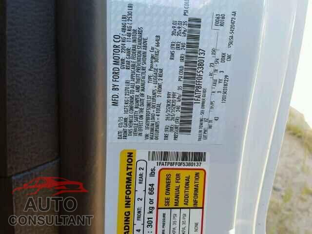 FORD MUSTANG 2015 - 1FATP8FF0F5380137