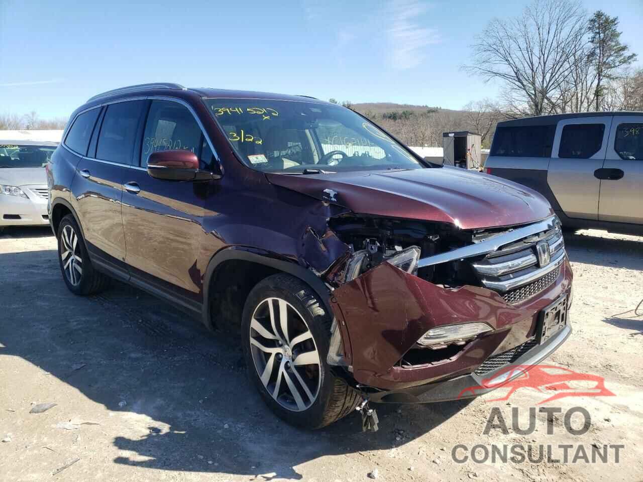 HONDA PILOT 2017 - 5FNYF6H09HB009785