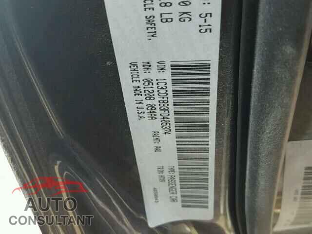 DODGE DART 2015 - 1C3CDFBB3FD405374