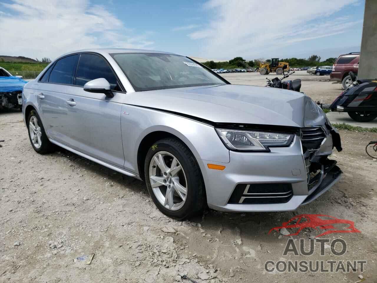 AUDI A4 2018 - WAUKMAF47JA231452