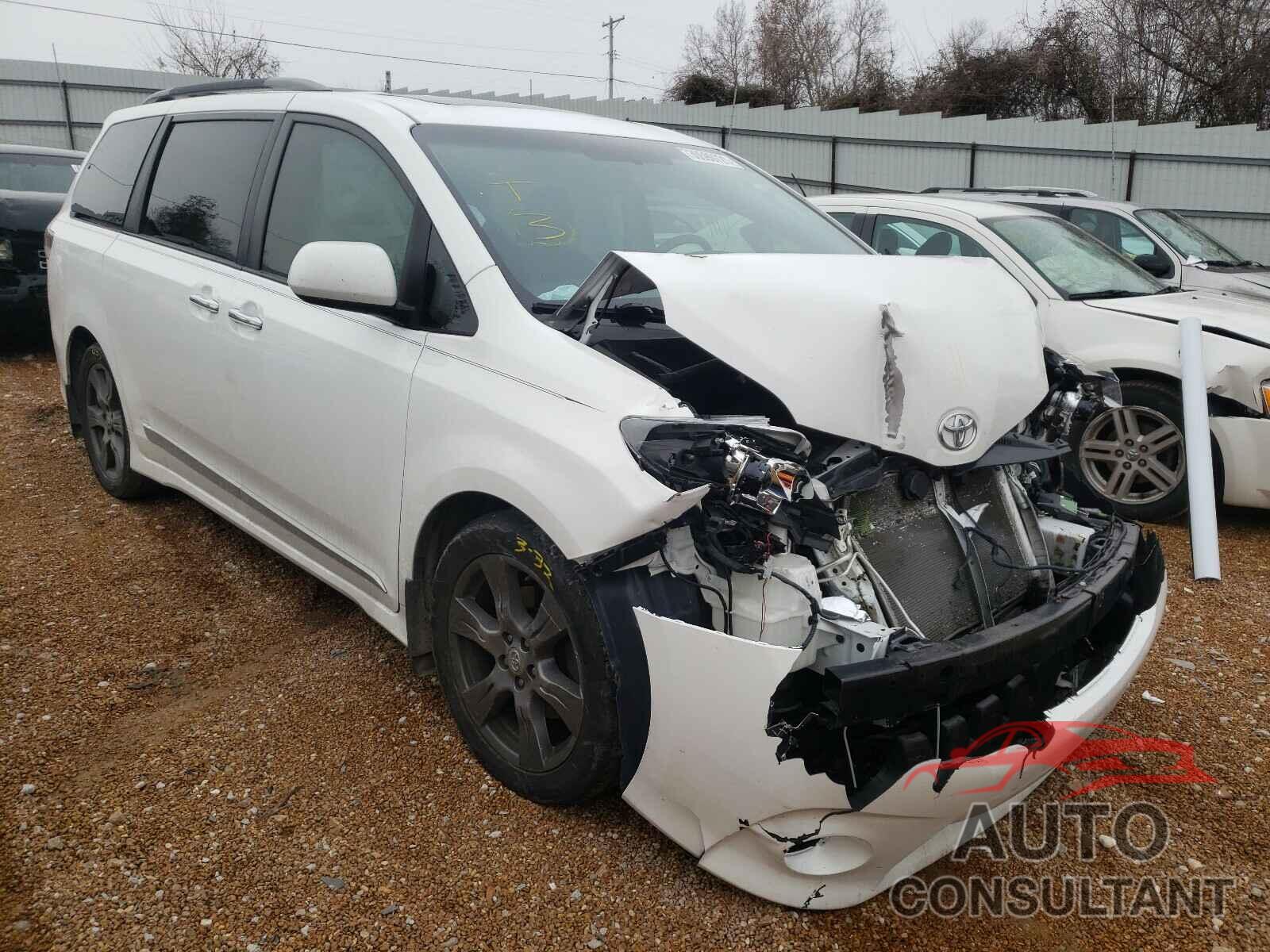 TOYOTA SIENNA 2017 - 5TDXZ3DC2HS829493