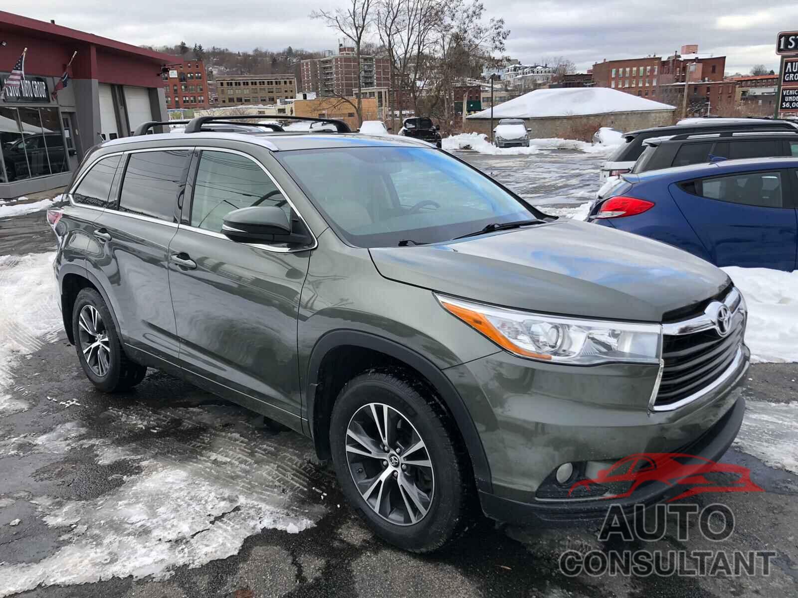 TOYOTA HIGHLANDER 2016 - 5TDJKRFHXGS312866