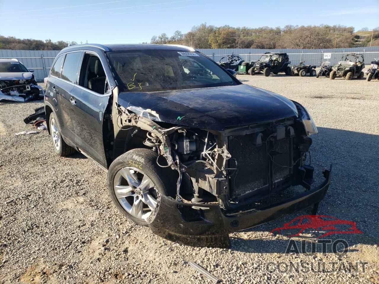 TOYOTA HIGHLANDER 2016 - 5TDDKRFH3GS266343