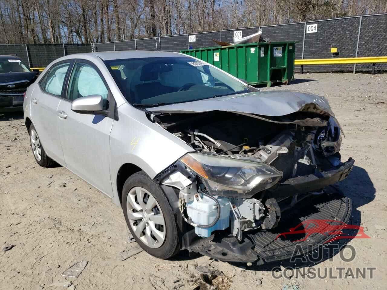 TOYOTA COROLLA 2016 - 2T1BURHEXGC594713