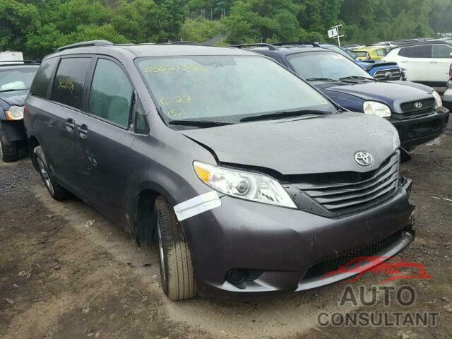 TOYOTA SIENNA 2017 - 5TDKZ3DC8HS895430