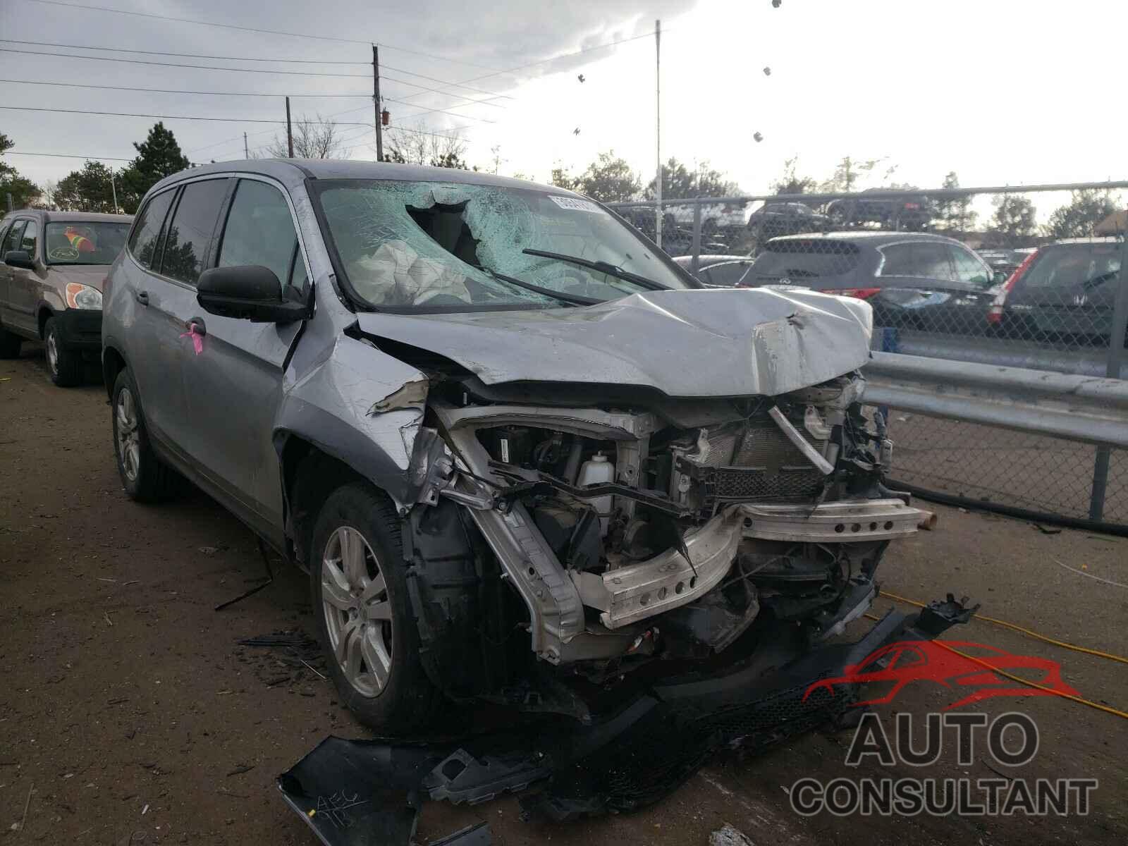 HONDA PILOT 2017 - 5FNYF6H1XHB034736