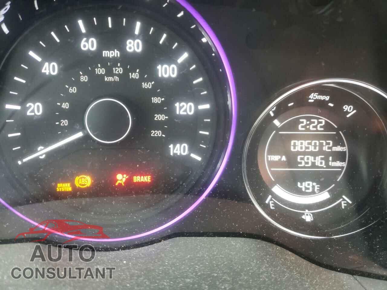 HONDA HR-V 2016 - 3CZRU6H79GM700083