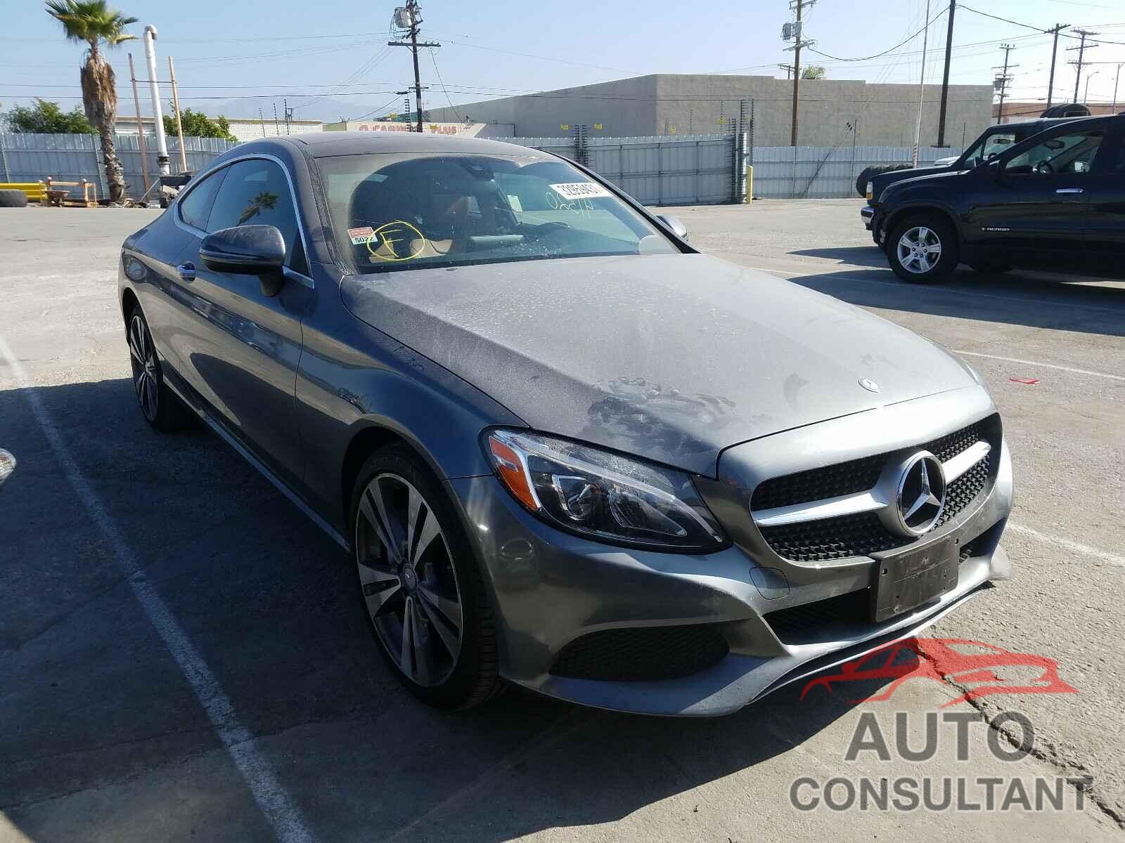 MERCEDES-BENZ C CLASS 2017 - WDDWJ4JB1HF411503